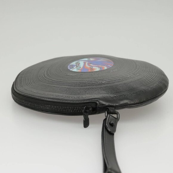 LOUIS VUITTON Disc Pouch Leather Black M81777 LV Auth 98260SA - Picture 4 of 15